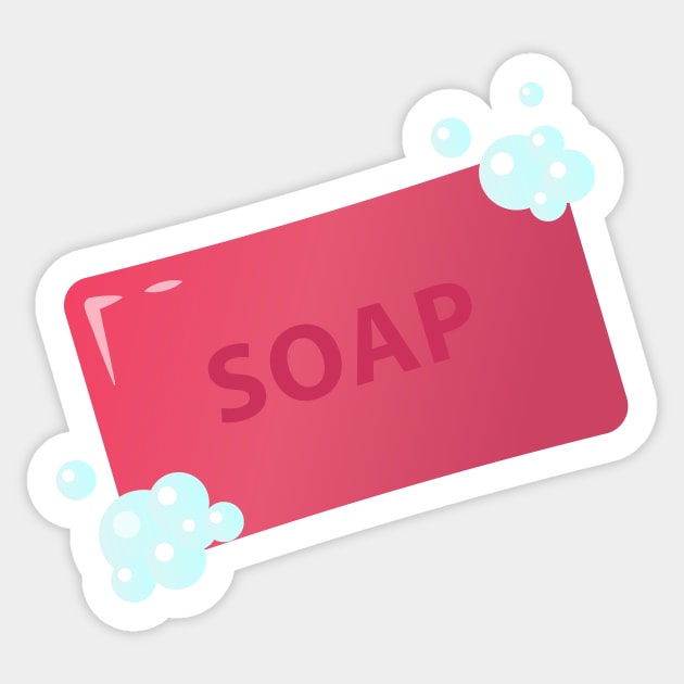 Bath Soap Sticker by KH Studio